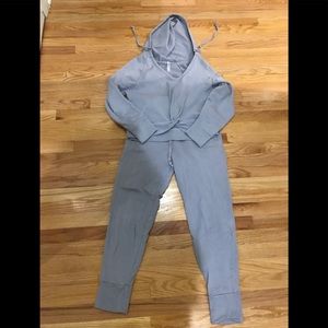 Fabletics grey matching set